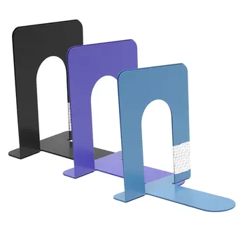 

Wholesale 2 x Cheap Durable Heavy Metal Book End Shelf Bookend Holder Office School Supplies Stationery Student Good Helper