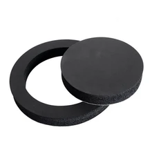 4 шт. 6,5 дюймов Автомобильный Динамик кольцо бас отделка двери звукоизоляция хлопок аудио динамик s звук самоклеющиеся изоляционные кольца запчасти