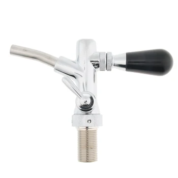 

Stainless Steel Draft Beer Faucet Polished Beer Faucet for Kegerator (G5/8) Flow Control