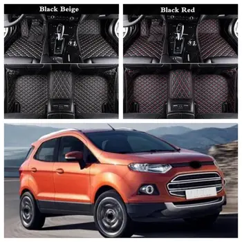 

Luxury Car Floor Foot Mat for Ford Focus Mondeo Fiesta Mustang S-max Explorer Ecosport Auto Foot Pads Car Floor Mat Carpet Cover