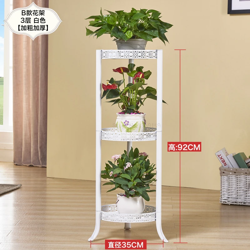 boldandthick To Frame Northern Europe Flower Rack Green Luo Flower Rack Iron Art Multi-storey Indoor Golden Flower Rack Shelf A Living Room - Цвет: boldandthick