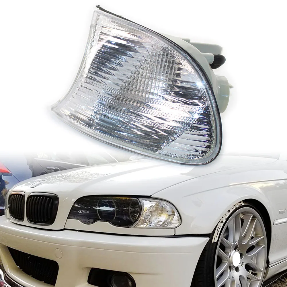 Front Left Auto Turn Signal Lamp Corner Lights Shell W/ Clear Lens For