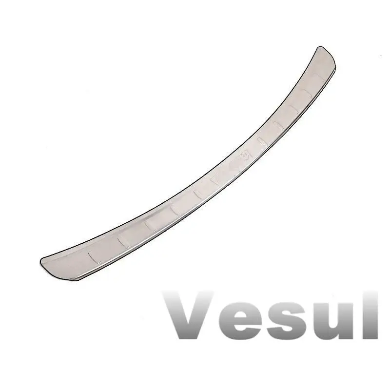 

Fit For 13-15 Toyota RAV4 Outer Steel Rear Bumper Protector Sill Plate Cover