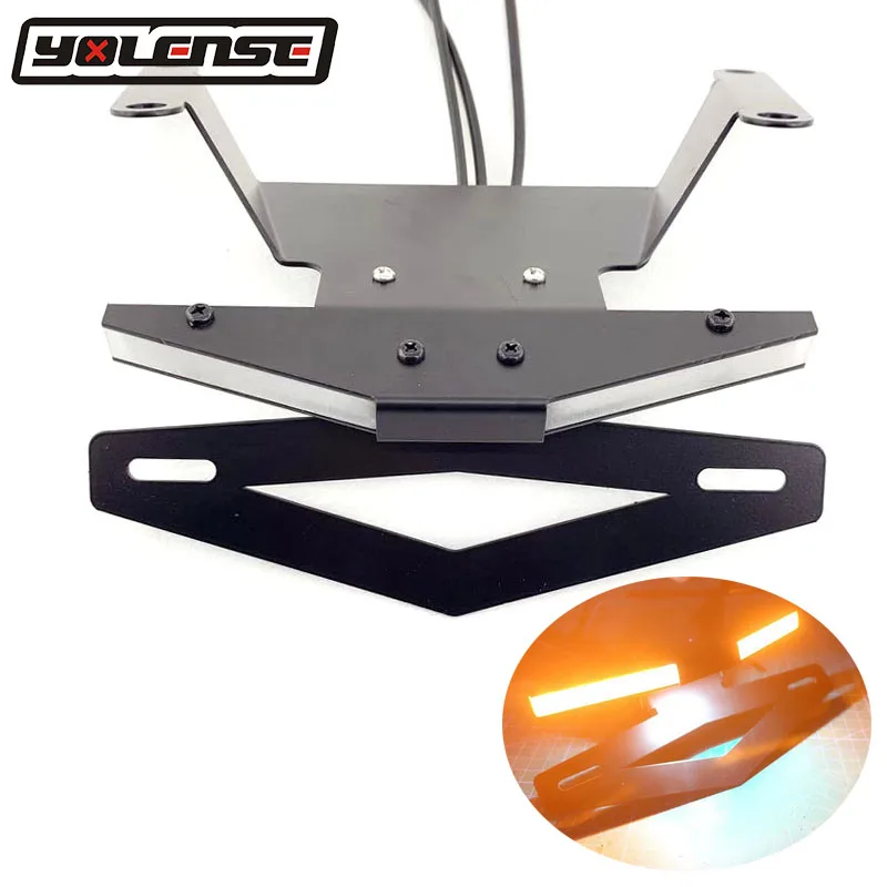 

For HONDA CB650R CBR650R 2019 2020 CB CBR 650R Motorcycle Rear Tail Light Brake Turn Signals Integrated LED License Bracket