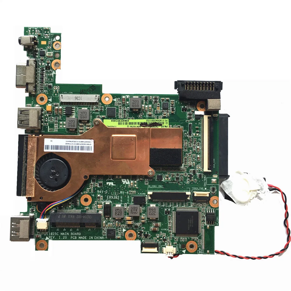 

Excellent For ASUS 1025C Laptop Motherboard Mainboard With N2800 CPU 1025C MAIN BOARD REV:1.2G 100% working