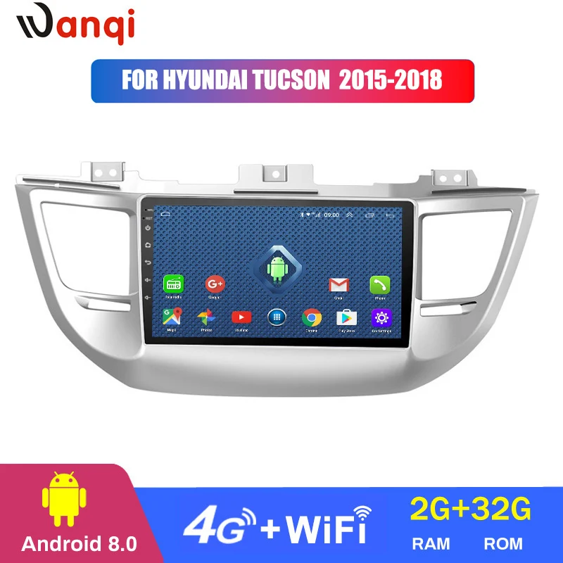 4G Lte все нетком 9 дюймов android 8,0 для hyundai Tucson- машина, автомобиль мультимедиа gps навигационная система