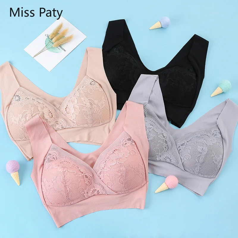 Плюс размер, сексуальный кружевной бюстгальтер, спортивная одежда для женщин, спортивный зал, хлопок, полная чашка, повседневный бюстгальтер без косточек, бюстгальтеры для женщин, нижнее белье, пуш-ап