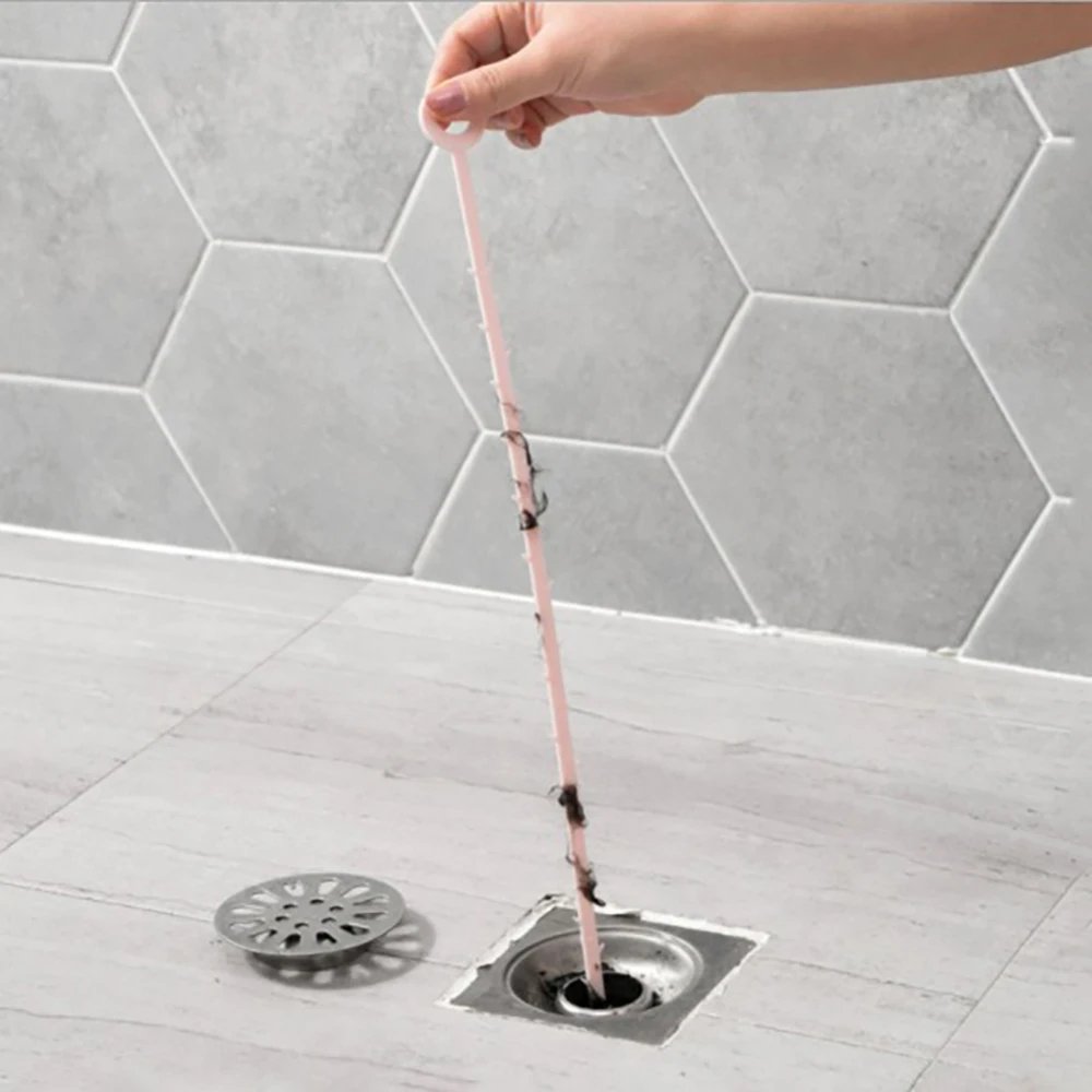New Sink Cleaning Hook Bathroom Floor Drain Sewer Dredge Device Small Tools Hair Stoppers Catchers Easy to Clean the hair
