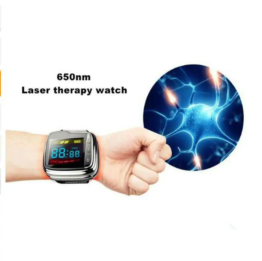 

650nm nasal laser therapy blood cleansing wellness equipment wrist laser for blood hyperviscosity treatment