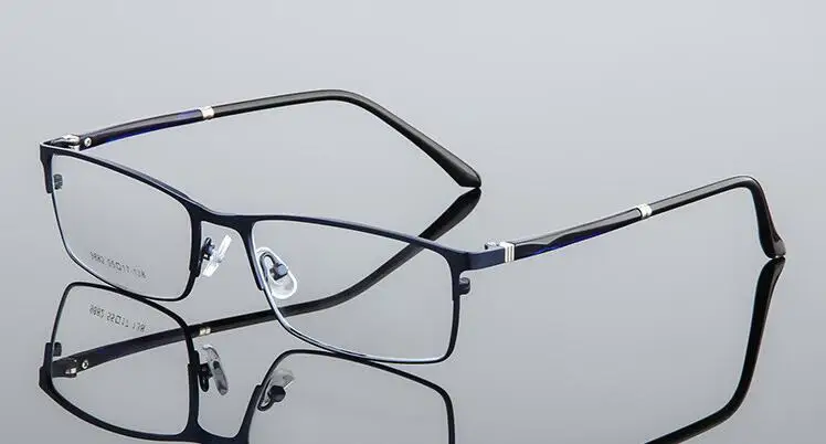 Оправа для очков мужские очки для работы за компьютером Близорукость Оптические рецептурные прозрачные линзы оправа для мужских очков - Цвет оправы: Blue