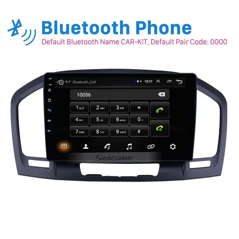 Seicane 9 дюймов 2din Android 8,1 автомобильное головное устройство радио аудио gps мультимедийный плеер для 2009 2010-2013 Buick Regal поддержка Carplay