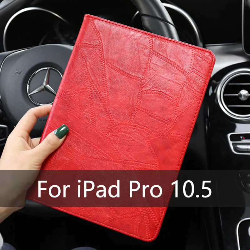 Чехол для Ipad Air 3 10,5, чехол для планшета из искусственной кожи с откидной крышкой, чехол с функцией автоматического пробуждения, подставка для сна, Чехол для Ipad Pro 10,5, умный чехол - Цвет: Синий