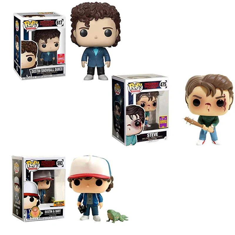 Funko pop официальные странные вещи Steve Eleven Дастин Дротика демогоргон Хоппер Джонатан Нэнси Бреннер Джойс фигурки подарок