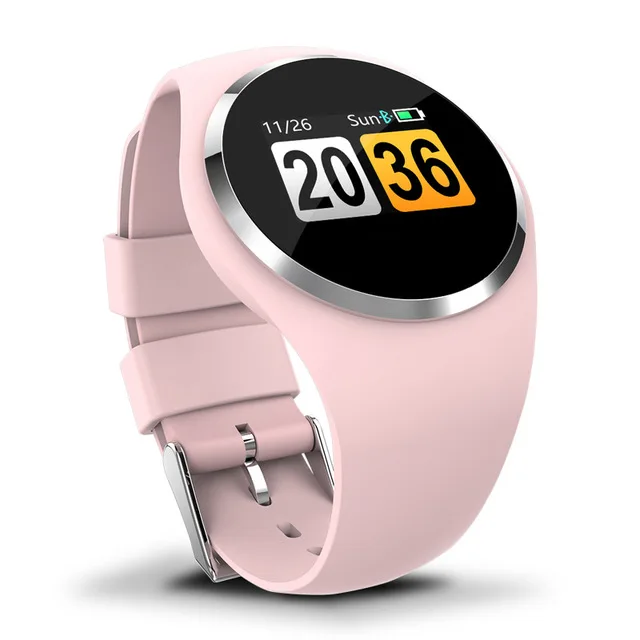 Pink LIGE женский умный Браслет IP67 170mA водонепроницаемый монитор сердечного ритма кровяное давление фитнес-трекер мужские спортивные портативные часы - Цвет: Pink