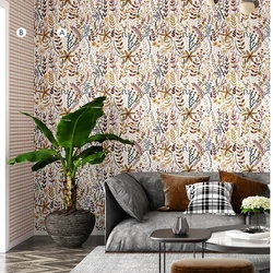 New Hemerocallis Hattern Thick PVC Water and Moisture-proof Self-Adhesive Wallpaper Bedroom Living Room Stickers Wall Renovation