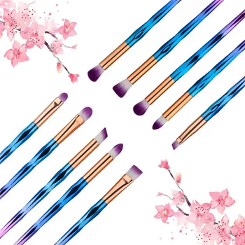 

10Pcs Makeup Brushes Set Eye Shadow Eyebrow Eyeliner Foundation Powder Lip Brushes Travel Make Up Brush Kit Cosmetic Beatuy Tool