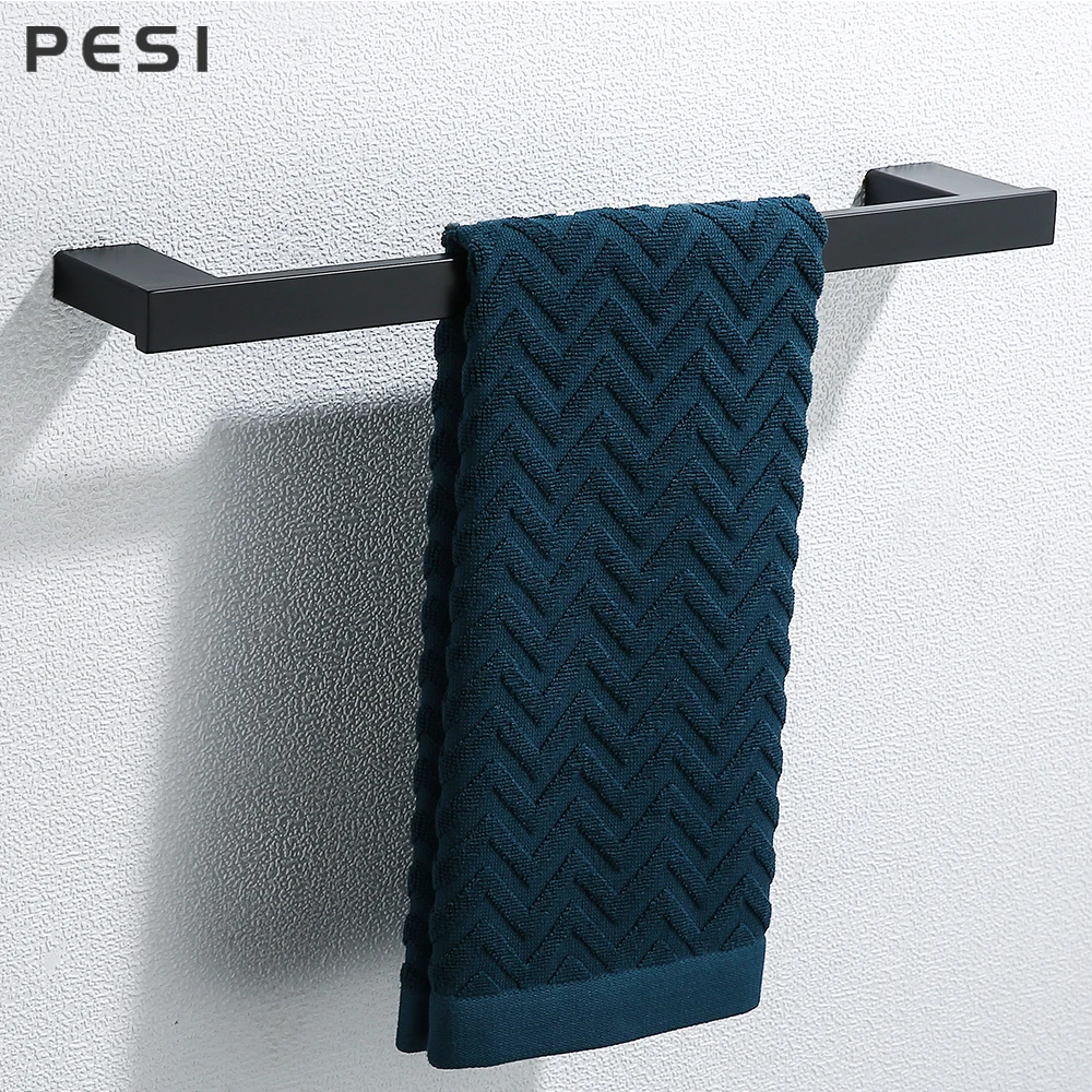 Bathroom Towel Holder 18 Inch 304 Stainless Steel Towel Rack Wall Mounted Bar Rod Rail Bathroom Accessorie