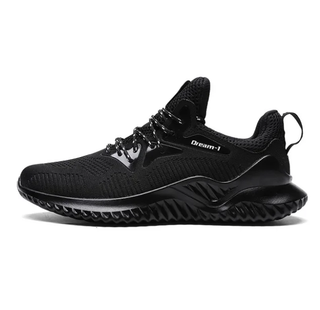 Мужская обувь, кроссовки для бега air, Loopschoenen Mannen, на шнуровке, спортивные кроссовки, Zapatillas Sportschoenen, для улицы, Wandelen - Цвет: Black