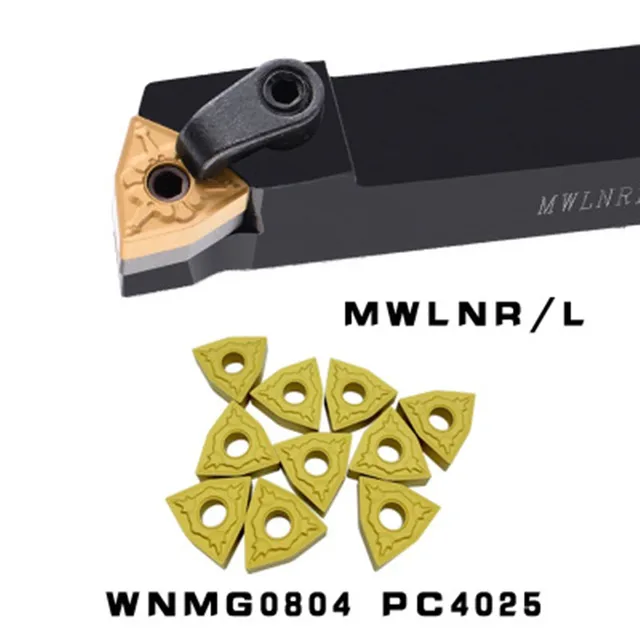 Utensile Per Tornio Con Inserti In Metallo Duro - Portautensile MGEHR1212-3 E 10 Inserti MGMN300 | Per Scanalatura E Lavorazioni CNC - Foto 10