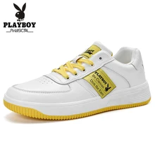 PLAYBOY новая популярная классическая Стильная мужская прогулочная обувь Мужская дышащая обувь на шнуровке удобные кроссовки для бега на открытом воздухе размер 44