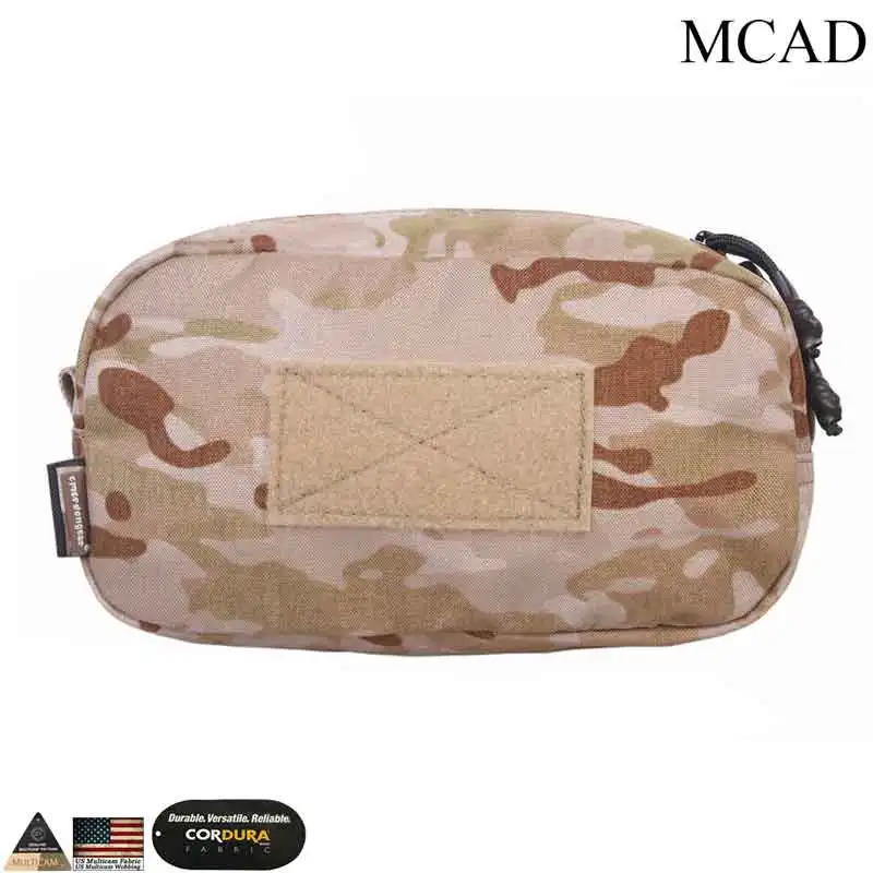 MCAD EMERSON 23 см* 16 см, тактическая сумка для охоты, сумка для жилета, поясного ремня, универсальный чехол, Мультикам EM9334 - Цвет: MCAD