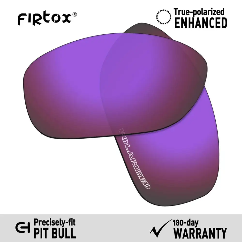 Purple-Anti Salt Firtox поляризованные Сменные рассеиватели с защитой от морской воды для солнцезащитных очков оакли питбуль OO9127(только линзы)-несколько цветов - Цвет линз: Purple-Anti Salt