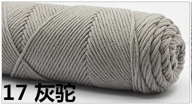 1 шт. 60 цветов супер толстая пряжа хлопок Уход за кожей ручное вязание шарф пальто мягкая пряжа для ручного вязания - Цвет: 17