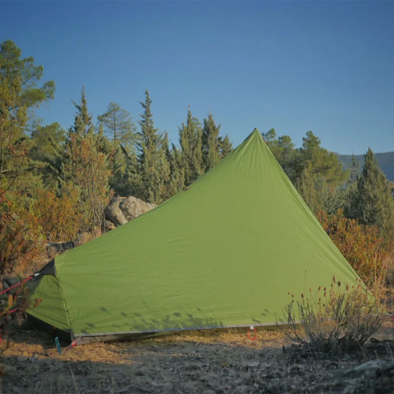 Tanie FLAME S CREED 3 sezon 1 osoba namioty ultralight trekkingowy namiot kempingowy outdoor 15D Nylon bez sztoku