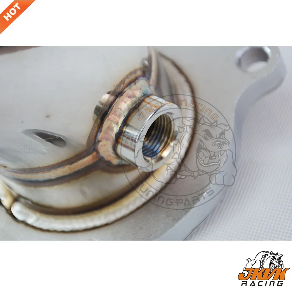 JKVK RACING SS304 выхлопная труба 3 ''с высоким потоком для MK6 R A3 8P S3 TTS 1.8L 2.0L TFSI Catless труба 2006-2012