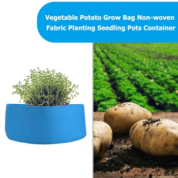 

Non-woven Plants Growth Bags Fabric Vegetable Planting Seedling Pots DIY Potato Easily Carrying Eco-friendly Tool