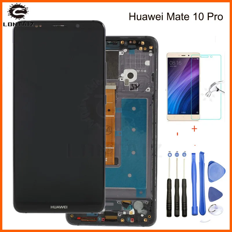 Для HUAWEI mate 10 Pro BLA-L09 BLA-L29 ЖК-дисплей с сенсорным экраном дигитайзер в сборе с рамкой для mate 10Pro 6," экран