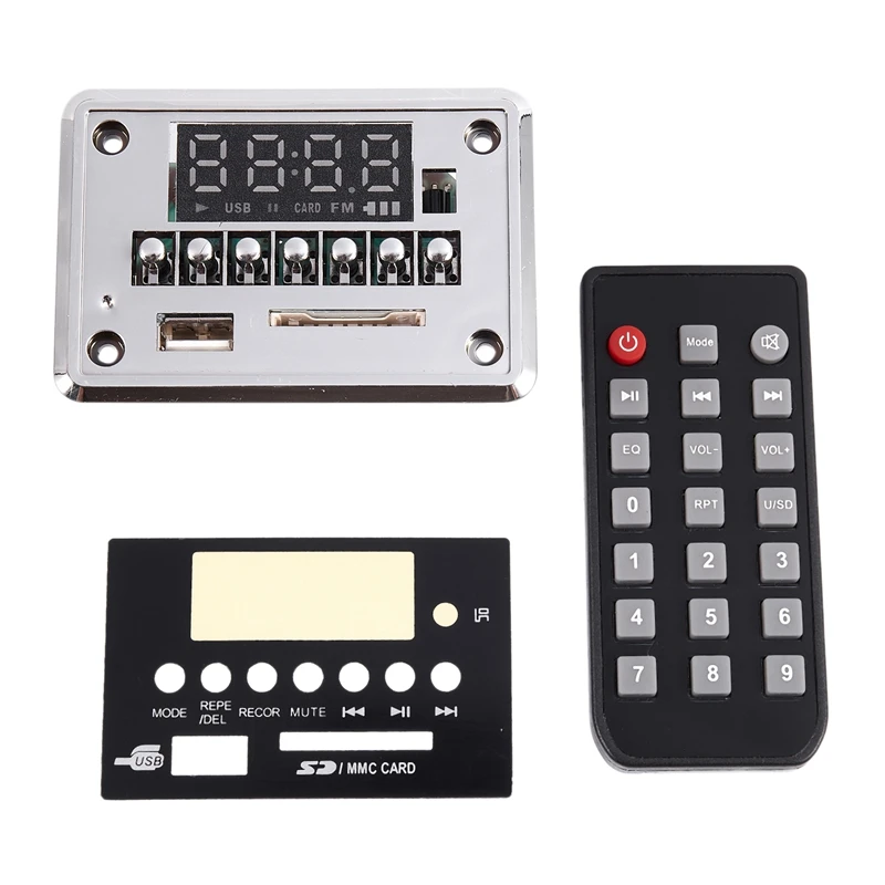 

3.7-5V with Recording Bluetooth 5.0 MP3 WMA WAV FLAC APE Audio Decoder Board