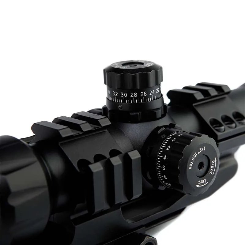 3,5-10x50BE Тактический Rimfire прицел с креплением кольца прицел Воздушный прицел оптика тактический охотничий прицел