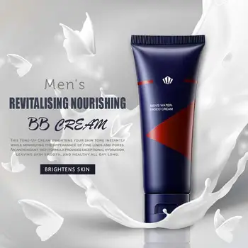 

50g Men BB Cream Revitalising Nourishing Men's BB Cream Natural Whitening Face Foundation Tone Up Cream Lazy Concealer