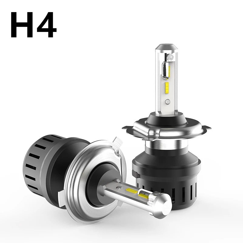 Winhoi M9 светодиодный фары лампы H1 H3 H4 H7 H8/9/11 лет H11 9004/9007 9005/9006 880/881 Водонепроницаемый лампа фары автомобиля 6500 к 50 Вт 5000Lm - Испускаемый цвет: H4