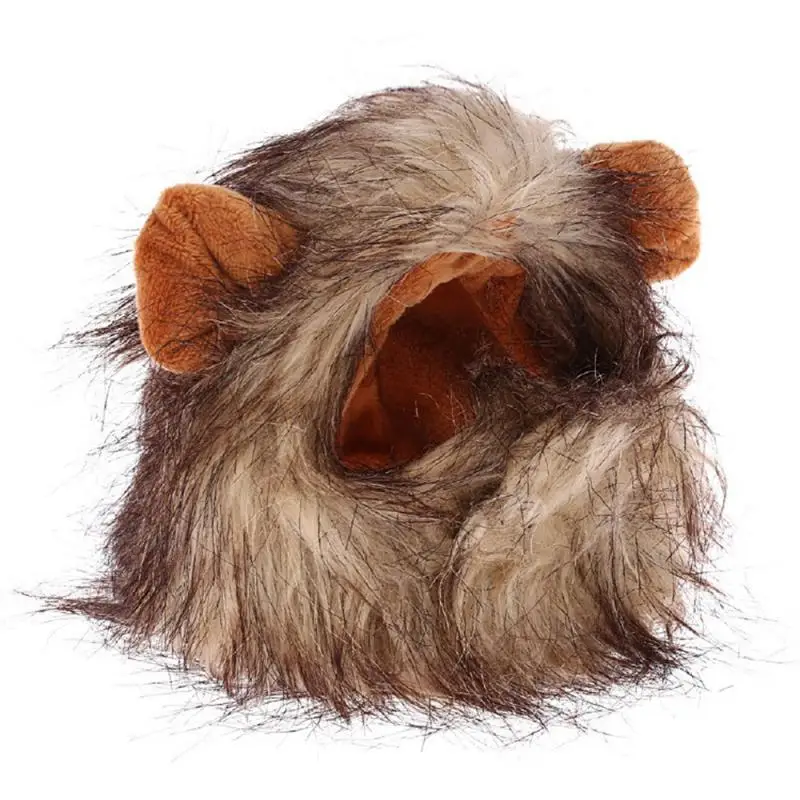 Lion Mane Cap Costume for Cat and Dog