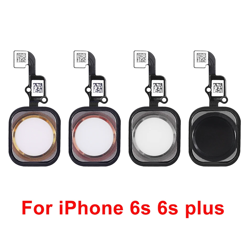 Кнопка «домой» с гибким кабелем для iPhone 5 5C 5S 6 6Plus 6s plus 7 7Plus кнопка «домой» гибкий кабель в сборе черный, золотой, белый