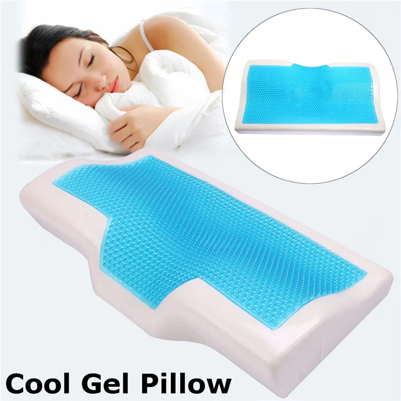 

Memory Foam Gel Pillow Summer Ice Cool Anti-Snore Orthopedic Sleep Pillow Slow Rebound Relief Pain Care Neck Pillow Home Bedding