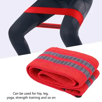

Yoga Tension Band Cotton Tension Band Hip Lift Resistance Band Squat Elastic Non-slip Beautiful Hip Leg Fitness Equipment