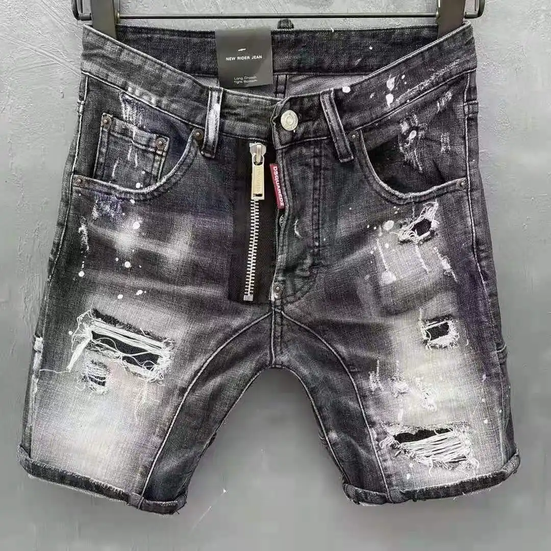 Denim Shorts Fashion Washed 