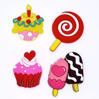 

10 pcs DIY Big Size Birthday Cakes Cupcakes Ice Cream Lollipop Girls Women Handbag Schoolbag Clothes Stitch Sewing Patches