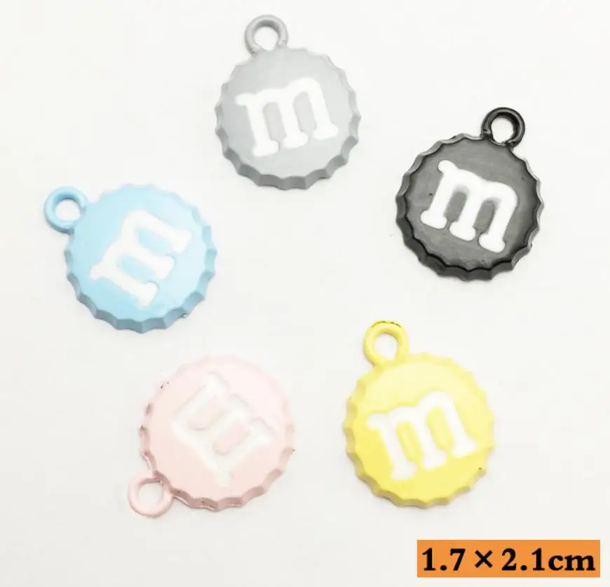 Mix color 500pcs Каваи М Бобы кабошоны для самостоятельного изготовления украшения для скрапбукинга телефон Ремесло украшения части Кулон Серьги Подвески - Цвет: Mix color 500pcs