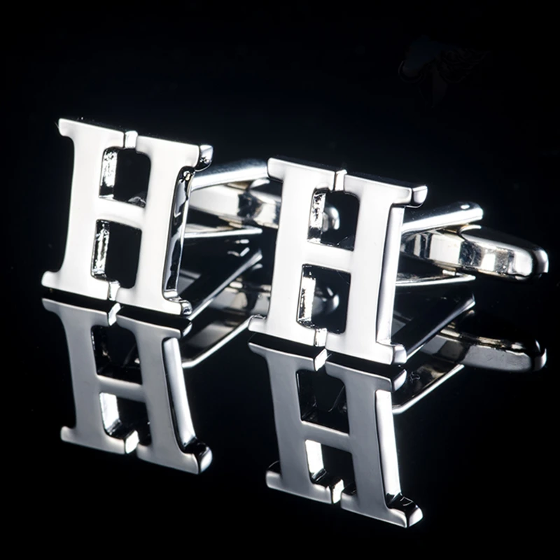 FLEXFIL ювелирные запонки для мужские брендовые дизайнерские запонки на пуговицах мужские высококачественные H роскошные свадебные оптом