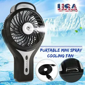 

Misting Fan Mini USB Handheld Humidifier Mist Water Spray Air Conditioning Moisturizing Fan Portable Face Car Accessories