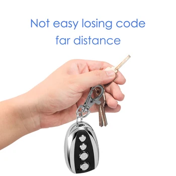 

Universal Key Fob Remote Control Gate Garage Door Roller Shutter 433mhz