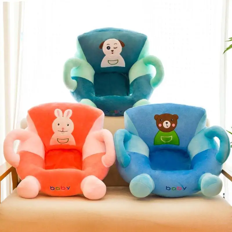 Kids Sit Learning Chair Cover without filling Cartoon Anti-fall Comfortable Kids Learning Seat Skin Baby Soft Sofa Cover