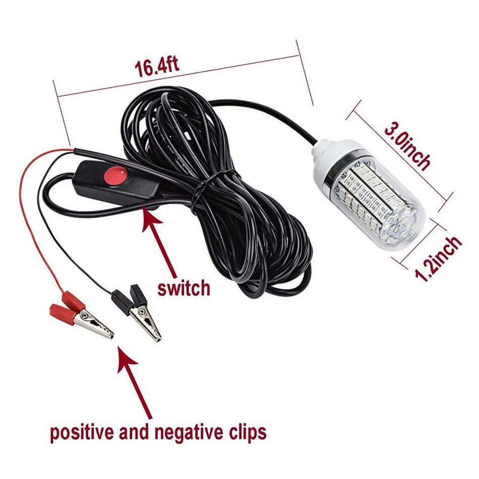 VOGVIGO 12 В Led зеленый подводный погружной ночной flashing свет Crappie Shad кальмар лодка