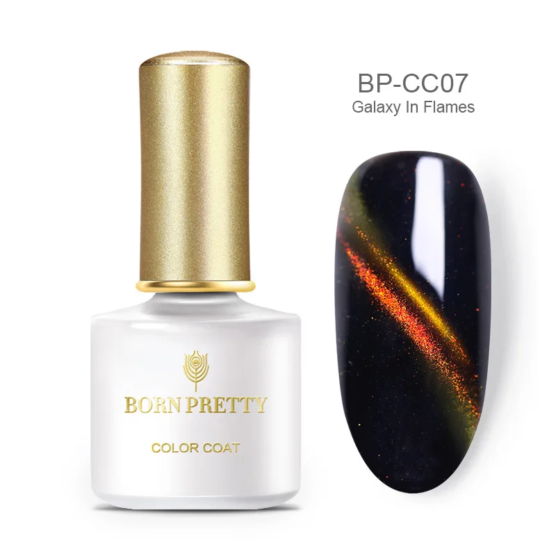 BP-CC07 BORN PRETTY 6 мл Гель-лак для ногтей магнитный эффект кошачьих глаз УФ-гель гламурный Хамелеон Гель-лак замачиваемый УФ светодиодный лак - Цвет: BP-CC07