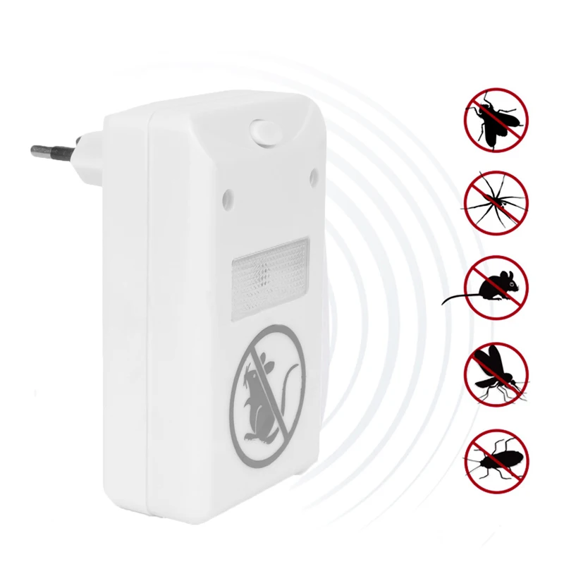 

Ultrasonic Electronic Rat Mouse Repeller Mice Mouse Repellent Pest Control Anti Mosquito insect killer Pest Reject US/EU Plug