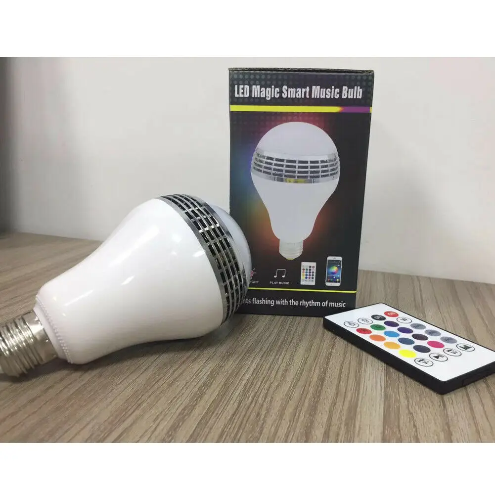 Модный беспроводной Bluetooth с регулируемой яркостью RGB умный светодиодный светильник приложение музыка дистанционное управление